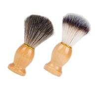 HONMEET 2piezas Brochas De Afeitar Profesionales Plumero Para Peluquero Cepillo Barba Hombre Para Hombres