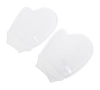 HONMEET 2piezas Guantes De Ducha Toallas De Baño Guantes De Masaje Exfoliantes Corporales Sin Rayar La