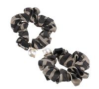 HONMEET 2piezas Lazos De Cabello Elásticos Para Coletas y Peinados Accesorios De Pelo Vintage Diseño De Oso Para Tipo De Cabello Negro y Café