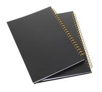 HONMEET 2piezas Libro de Contabilidad Unidades con Cubierta Pp Papel Cuadriculado y Rayado Cuaderno Registro Financiero para Gestión de Ingresos y Gastos Empresarial