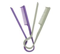 HONMEET 2piezas Peine De De Alfífer Peine De Cabello Dientes Anchos Plancha Alisadora Versátil