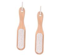 HONMEET 2piezas Pumice Stone Nail Cleaner Para Spa Cepillo De Limpieza De Uñas De Volcán Herramienta De Manicura y Pedicura Single Side
