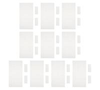 HONMEET 30 Unidades Lámina de Rejilla de Plástico para Bolsos de | Malla Modular Recortable y Unible, Orificios Uniformes, para Bases de Bolso y Manualidades