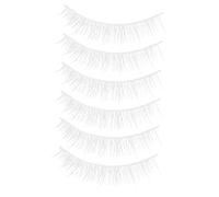 HONMEET 3pares Pestañas Postizas Blancas Naturales Cómodas Para Halloween Fiestas Cosplay