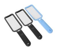 HONMEET 3piezas Acero Inoxidable Removedor De Piel Muerta Para Callos Herramienta De Pedicura Para Pies Para Eliminar Durezas Pies