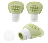 HONMEET 3piezas Botellas De Para Contenedores Recargables Impermeables Para Champú y Acondicionador Botellas De Accesorios De Prácticos y Reutilizables