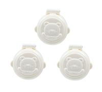 HONMEET 3piezas Cubiertas De Botón De Seguridad Para Lavadora y Coche Protección Infantil Fáciles De Instalar Seguras y Duraderas Para Bebés y Niño Niña