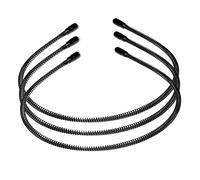 HONMEET 3piezas Diademas Deportivas Unisex Antideslizantes De Forma De Cinta Cabello Para Ejercicio y Actividades Al Aire Accesorio Práctico y Estiloso Para Hombres y Mujeres