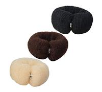 HONMEET 3piezas Donut Para Moño De Pelo Creador De Moños Para Niñas Accesorios Prácticos Para Estilo De Cabello y Hecho De Suave y Flexible