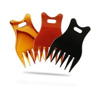 HONMEET 3piezas Peine Curvado Para Peine Profesional Para Estilo De Cabello Masculino Herramientas De Peinado Para Uso Salón y Hogar Negro