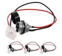 HONMEET 4 Piezas Conector de Carga para Moto Eléctrica Cable de Alimentación USB Compatible con Scooter y Bicicleta Eléctrica Instalación Sencilla y Suministro Estable