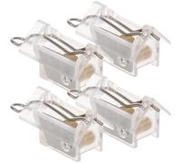 HONMEET 4 Piezas de Accesorios para Persianas Venecianas Bloqueo de Cordón de Pom, Alta Fiabilidad y Reutilizables, Ideales para Instalación Hogar