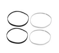 HONMEET 4 Piezas diadema deportiva diadema de spa diademas para hombre muñequeras de ejercicio diadema para hombre diademas atléticas hair band diadema elástica banda para el cabello