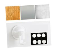 HONMEET 4 Piezas Pegatinas Adhesivas Antideslizantes Transparentes Doble Cara Unidades Almohadillas de Gel Resistente al Agua para Azulejos y Paredes para Cocina y Baño