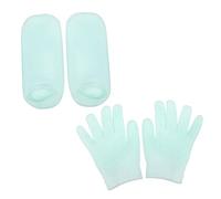 HONMEET 4piezas Guantes y Calcetines Hidratantes Para Manos y Pies Secos y Agrietados Spa Cuidado