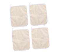 HONMEET 4piezas Toallas Exfoliantes De Ducha De Paños De Nailon Para Frotar La Espalda De Baño Multipropósito Masaje Corporal y Limpieza Profunda Rápida Para