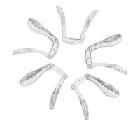 HONMEET 5 piezas Almohadillas Nasales de Silicona para Soporte Suave y Transpirable para Gafas Repuestos de Puente Nasal Protección Cómoda y Duradera