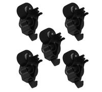 HONMEET 5 Piezas Rodillo de Presión para Casete de 10mm Soporte Plástico | Pieza para Grabadoras de Cinta y Reproductores, Mantenimiento de Transporte, Instalación Sencilla, Estable