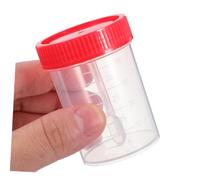 HONMEET 50 piezas Vasos de Muestreo para Laboratorio con Tapa Espiral Recipientes Sellados para Muestras de Heces Uso Clínico Seguro y Práctico Color Aleatorio Color Aleatorio