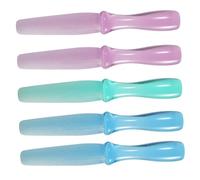 HONMEET 5piezas Pedicura Profesional Raspador De Plástico Herramienta De Cuidado De Pies Removedor De Piel Muerta Para Eliminar Durezas y Callos