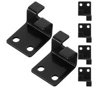 HONMEET 6 Piezas Colgadores de Pared de Acero Inoxidable para Espejos y Baldosas, Gancho Utilitario Resistente para Soporte de Exhibición en Azulejos y Paredes de Cemento, Uso