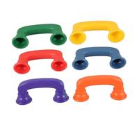 HONMEET 6 Piezas Teléfonos de Juguete de Plástico Susurrantes Colores Teléfono con Retroalimentación Acústica para Terapia del Habla Juguete Educativo para Adultos Aula