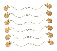 HONMEET 6pares Eyelash Display Tool Magnético Metal Herramienta De Exhibición De Pestañas Para Salones Diseño Elegante Flores Para Pruebas De Pestañas Estéticas