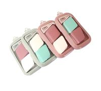 HONMEET 8 Borlas De Maquillaje Para Base Húmeda y Seca Esponja Cosmética Suave y Cómoda