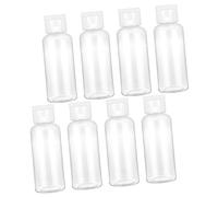 HONMEET 8piezas Botellas De Plástico De Tapón De Vacías Para Cosméticos Viaje Champú Colores Aleatorios