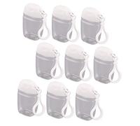 HONMEET 9 Piezas Botella De Mano Botellas De Viaje Rellenables Para Champú Prácticas Para Viaje Prueba De Fugas Para Artículos De Tocador