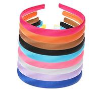 HONMEET Accesorios Para La Diadema 12 Unidades Diadema Lisa Sin Aro Para El Pelo Para Mujer Accesorios Para Hacer Diademas