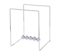 HONMEET Adorno De Escritorio Newton Cuadrado 112x105x135mm Accesorio Experimental Dinámico para Niños y Adultos Decoración Educativa Hogar Oficina Modelo Didáctico