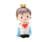 HONMEET Adorno para Pastel Príncipe Encantador de Resina, Decoración Creativa para Fiestas Infantiles, Adorno de Mesa Resistente y Detallado para Cumpleaños, Obsequio Decorativo Único