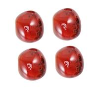 HONMEET Ágata Natural Bandeada 4 Piezas Pequeña 2-3 Cm Piedras Pulidas Curativas para Meditación Relajación Decoración Hogar y Oficina Coleccionistas Color Aleatorio