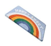 HONMEET Alfombra de Baño Antideslizante Hogar, Absorbente de Felpa, Tamaño 40x60 Cm, Color Azul Claro, Tapete de Felpudo Absorbente de Agua, Adecuado para Baño y Ducha