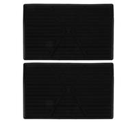 HONMEET Alfombrillas de Goma para Coche 2 Piezas Parches de Reparación Antidesgaste para Alfombra Almohadillas Antideslizantes Protectoras para Pedales Uso Delantero y Trasero