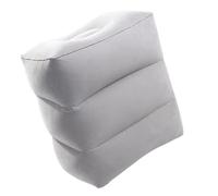 HONMEET Almohada Inflable para Piernas Resistente con Bolsa Reposapiés Compacto para Avión y Viajes Cojín Cómodo para Descanso y Soporte de Piernas