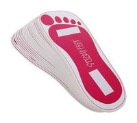 HONMEET Almohadillas Desechables para Pies de 25 Pares, Protectores Adhesivos de Cartón para Evitar Resbalones, Calidad Profesional para Herramientas de Salón de Bronceado