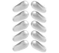 HONMEET Almohadillas Nasales de Titanio para Gafas, 5 Pares, Diseño en Forma de Gota y Semilla, Ultraligeras y Antideslizantes para Reemplazo Fácil y Cómodo