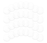 HONMEET Almohadillas Protectoras Antideslizantes para Muebles, 50 Unidades Transparentes de Vidrio, Diámetro 20 Mm X Grosor 3 Mm, Espaciadores y Parachoques para Mesas de