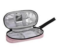 HONMEET Bolsa Isotérmica para Insulina Portátil y Ligera Organizador Pequeño para Viaje Almacenamiento Seguro de Suministros y para Diabéticos Compatible con Medidor Glucosa y Pen de