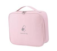 HONMEET Bolsa Portátil de Almacenamiento Médico Multifuncional para Viajes y Emergencia Organizador Ligero para Botiquín de Primeros Auxilios Casa y Actividades al Aire Color Rosa
