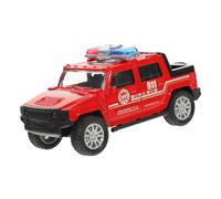 HONMEET Camión de Bomberos de Juguete para Simulado con Función de Brillante Material Abs Seguro y Diseño Realista para Desarrollo Cognitivo y Social