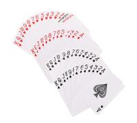 HONMEET Cartas De Póker De Papel Para Transferencia Térmica, Tarjetas En Blanco 2 Juegos, Tamaño Estándar, Papel Liso, Aptas Para Bricolaje y Manualidades, Adecuado Para Juegos Familiares y Personales