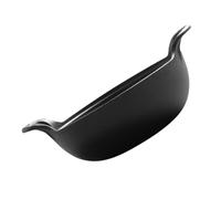 HONMEET Cazuela de Hierro Fundido sin Revestimiento Diseño Antiadherente y Fondo Apta para Cocina Abierta y Uso Interiores y Exteriores para Guisos y Barbacoa