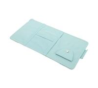 HONMEET Clip Organizador para Gafas de Sol y de Coche Soporte para Visera con Diseño Elegante PU Resistente Cierre con Cremallera para Seguridad y Almacenamiento Práctico Vehículos