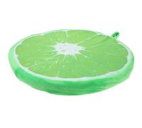 HONMEET Cojín Naranja y Verde de Asiento Diseño 3D de Fruta Fresca, Relleno de Algodón PP, Lavable a Máquina, Adecuado para Sofá, Silla u Oficina