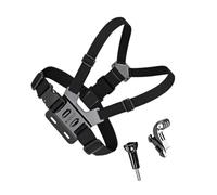 HONMEET Correa de Pecho Ajustable para Cámara Deportiva Arnés Compatible con Gopro Accesorios Resistentes para Acción Ciclismo y Deportes al Aire