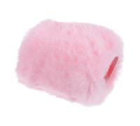 HONMEET Cubierta Del Micrófono Parabrisas Peludo Para Micrófono Profesional, Uso Grabación, Compatible Con Sennheiser Mk4 y, Filtro Antiviento De Felpa Sintética Rosa