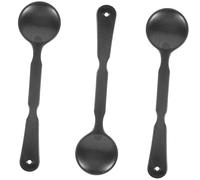 HONMEET Cubierta Ocular para Examen Vista 3 Piezas Plástico Negro Diseño Ergonómico y Bordes Suavizados para Pruebas Optométricas Profesionales en Clínicas y Hogares